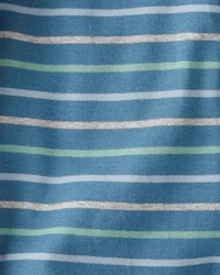 Baby Organic Cotton Rib 3-Pack Wildlife & Striped Bodysuits