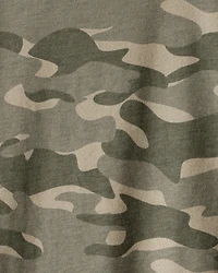 Boys Camo Long-Sleeve Tee - Green