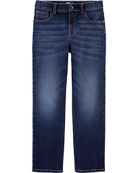 Kid Dark Wash Relaxed-Fit Classic Jeans