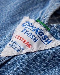 Toddler 4T Vintage Medium Wash Denim Overalls from the OshKosh Archive Release, circa 1970s