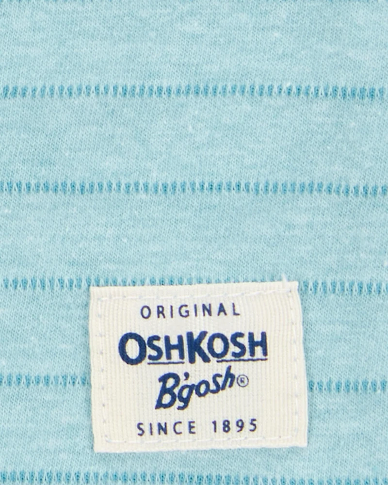 Baby Striped Textured Tank - Blue