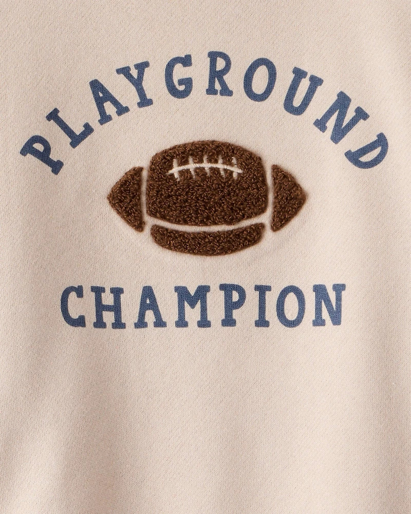 Toddler Boy Football Long-Sleeve Tee & Pant Set