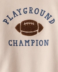 Toddler Boy Football Long-Sleeve Tee & Pant Set