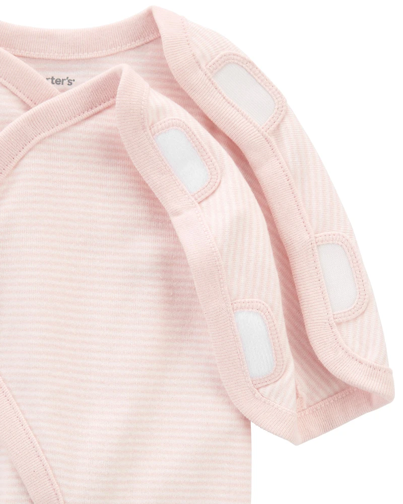 Baby Preemie Striped Cotton Sleep & Play Pajamas