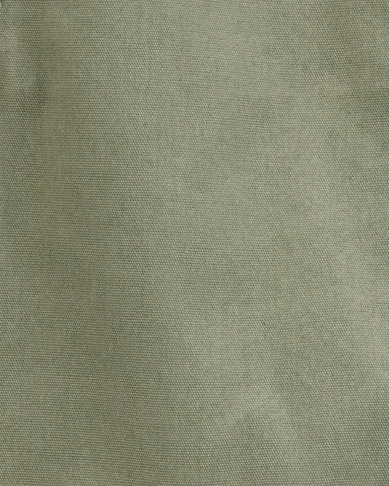 Toddler Canvas Shortalls - Green