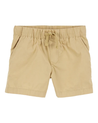 Baby Pull-On Poplin Shorts