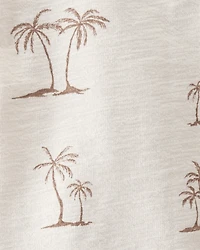 Baby 2-Piece Palm Tree Print Set Made with Organic Cotton