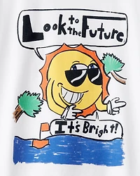 Toddler Boys & Girls Clubs 'The Future is Bright' Short-Sleeve Tee