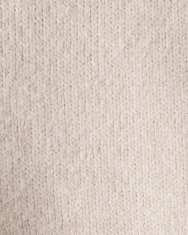 Girls Flare Sweater Pants - Ivory