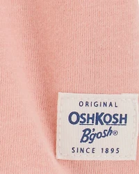 Baby Pocket Henley Tee - Coral