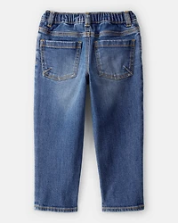 Toddler Boy  Tapered Distressed Denim Jeans - Medium Wash