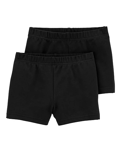 Baby Girl 2-Pack Tumbling Shorts
