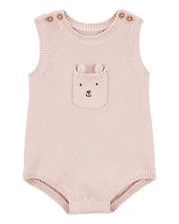 Baby Solid Cotton Romper