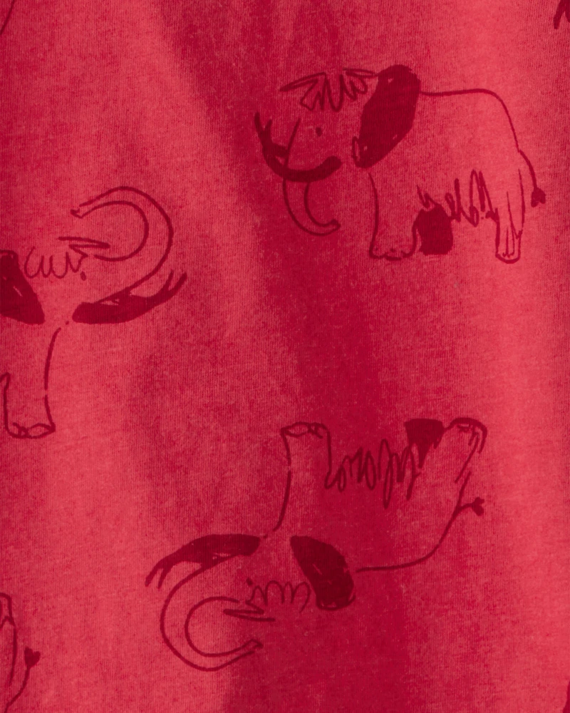 Toddler Boy Mammoth Long-Sleeve Graphic Tee - Red