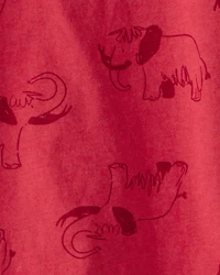 Toddler Boy Mammoth Long-Sleeve Graphic Tee - Red