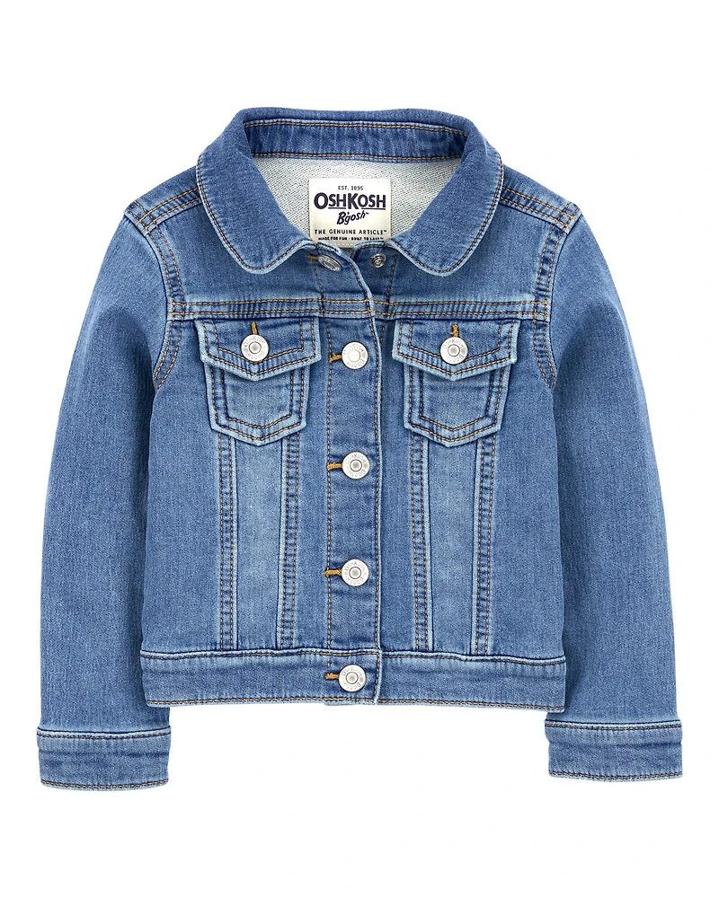 Toddler Denim Jacket - Medium Wash