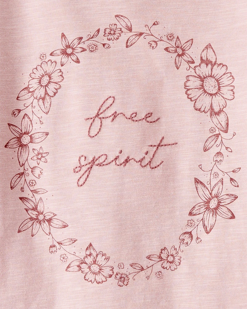 Toddler Organic Cotton Free Spirit Long-Sleeve Jersey Tee