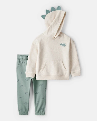 Toddler Boy Dinosaur Print Long-Sleeve Tee & Pant Set