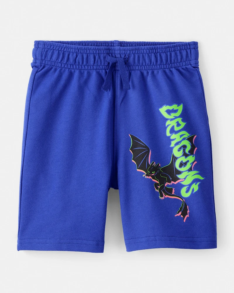 Toddler Boy How To Train Your Dragon Outfit Set - Blue