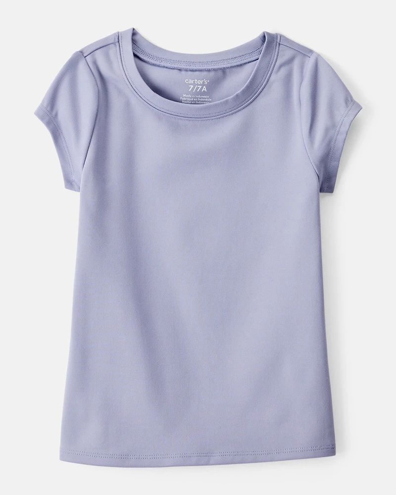 Girls Short-Sleeve Fashion Top - Blue