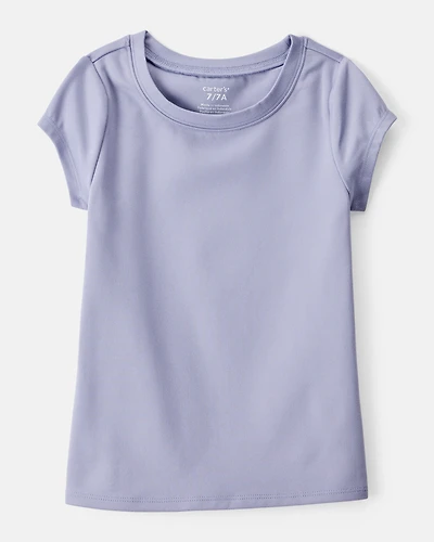 Girls Short-Sleeve Fashion Top - Blue