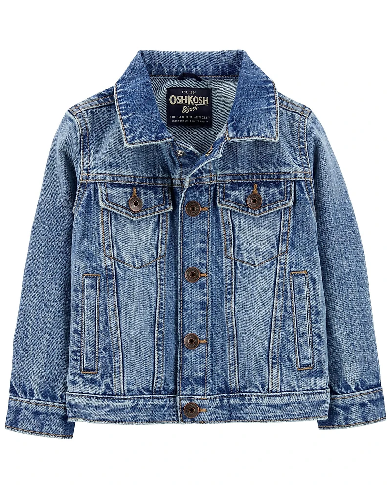 Toddler Denim Jacket - Medium Wash
