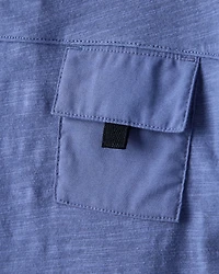 Toddler Boy Short-Sleeve Pocket Tee - Blue