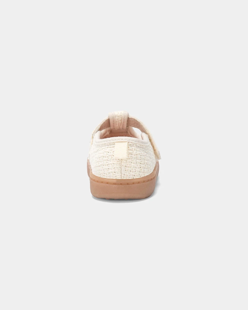 Baby Girl Every Step® First Walker Floral Casual Shoes - Khaki