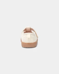 Baby Girl Every Step® First Walker Floral Casual Shoes - Khaki