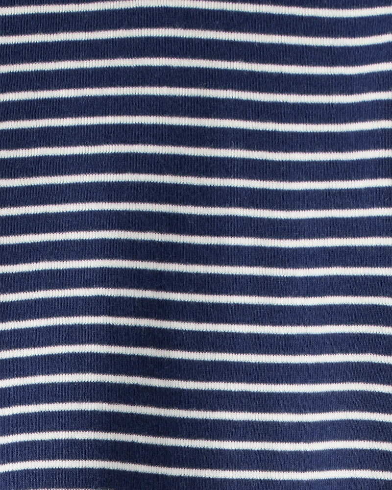 Toddler Boy Pasta Print 100% Cotton Long-Sleeve 4-Piece Pyjamas - Blue