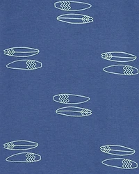 Kid 4-Piece Shark Surfboard 100% Snug Fit Cotton Pyjamas