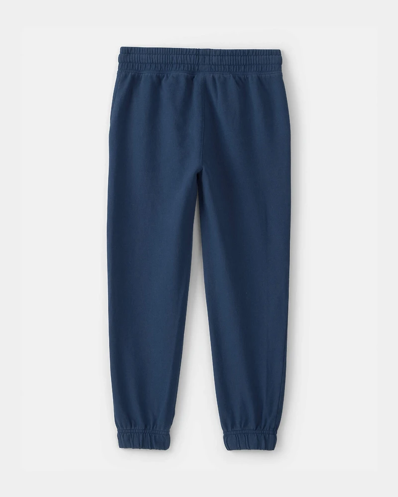 Boys French Terry Joggers - Blue
