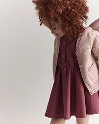 Toddler Girl Avenue Twirl™ Dress - Burgundy