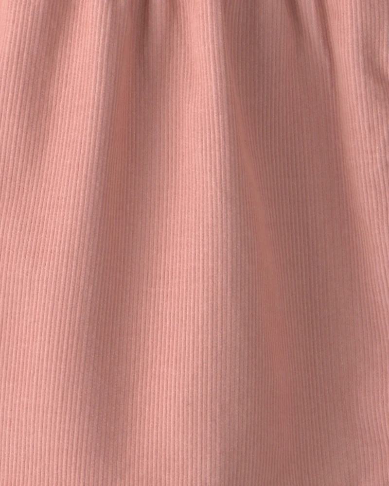 Girls Organic Cotton Corduroy Dress