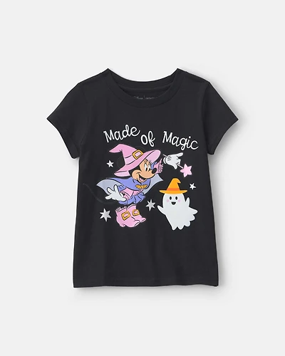 Girls Toddler Girl Disney© Halloween Graphic Tee - Black