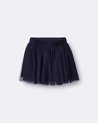 Toddler Girl Avenue Twirl™ Mini Skirt with Tulle - Navy