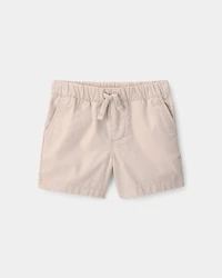 Baby Boy Canvas Shorts - Khaki