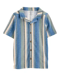 Kid Striped Button-Down Shirt