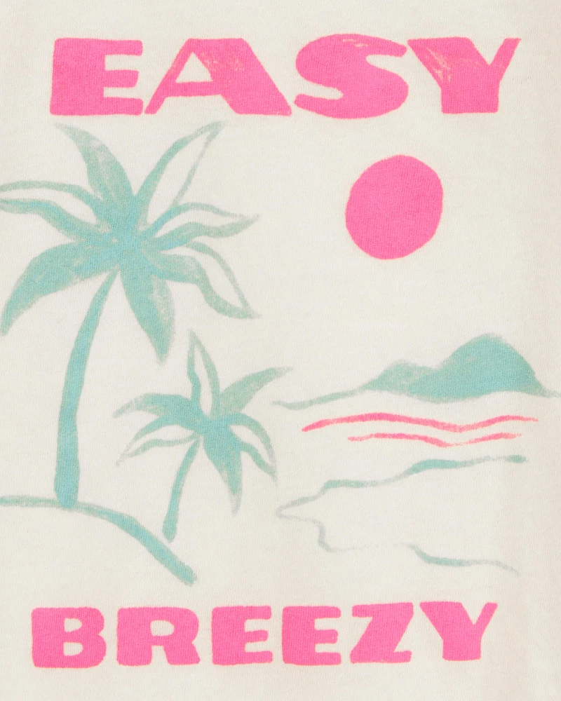 Kid Palm Tree Vintage Muscle Tank