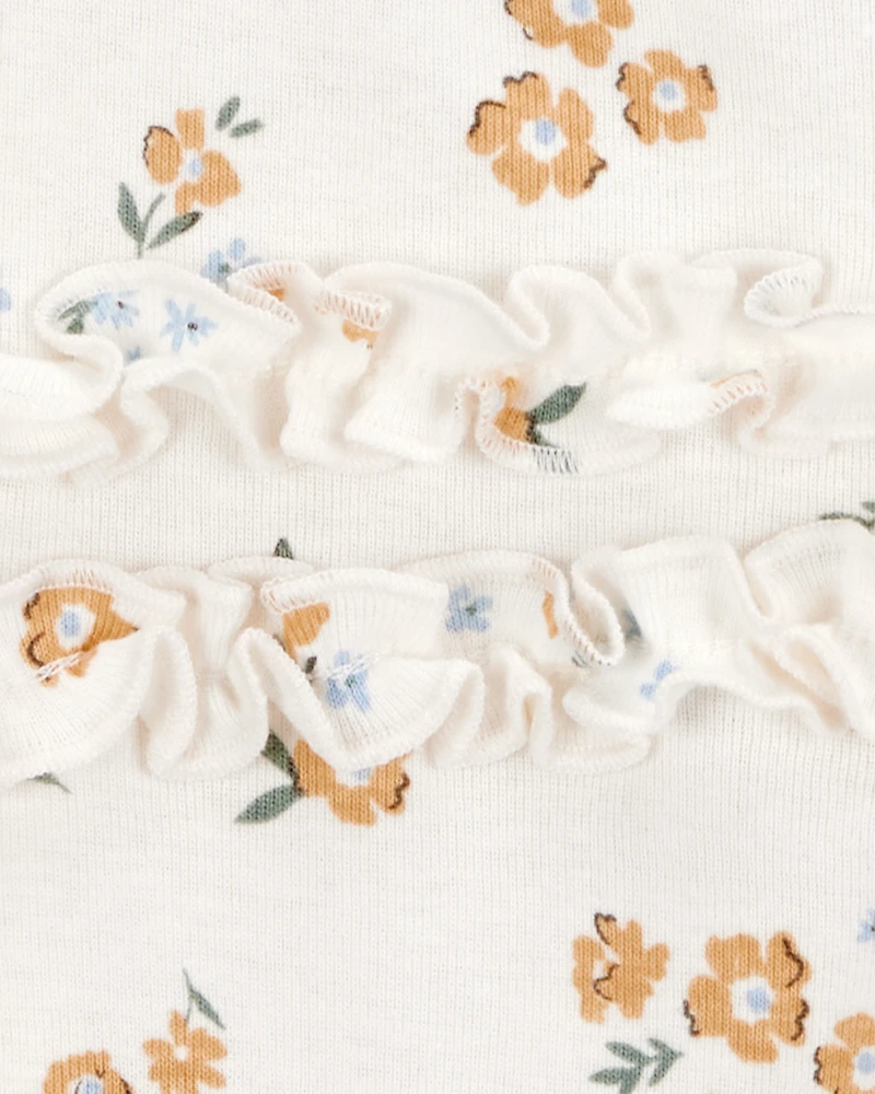 Baby Girl 3-Piece Floral Little Character Set