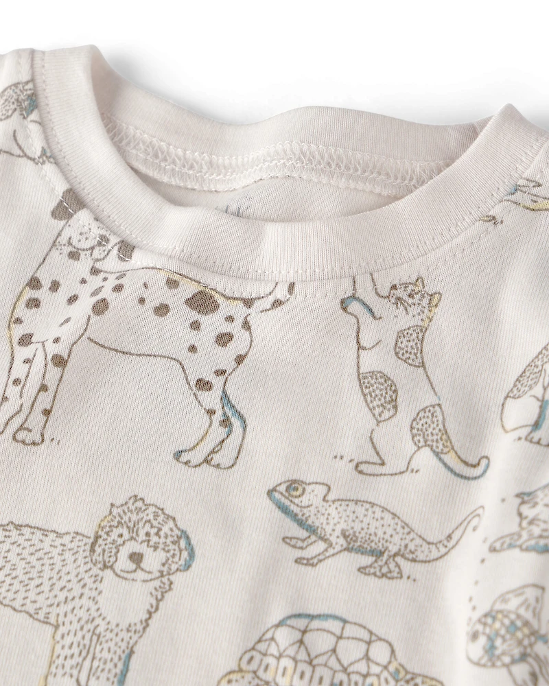 Toddler 2-Piece Organic Cotton Pyjama Pet-Print