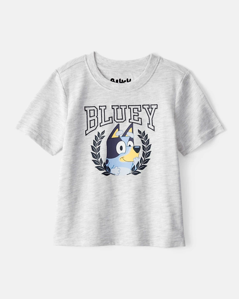 Baby Neutral Bluey Short-Sleeve Graphic Tee - Grey