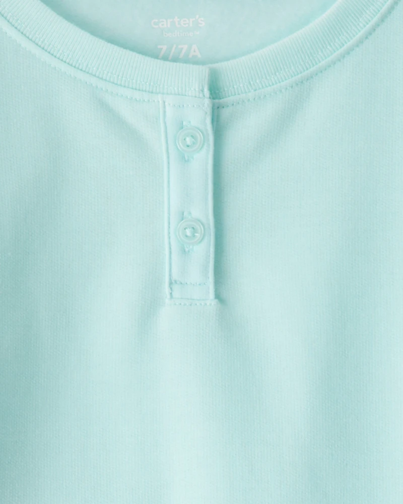 Girls Star Fleece Loose Fit 2-Piece Pyjamas