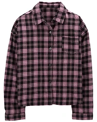 Kid Boxy Fit Button-Front Shirt