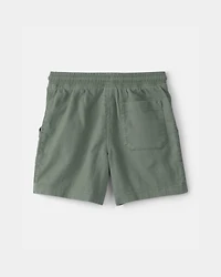 Boys Twill Shorts - Green
