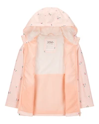 Floral Rain Jacket - Pink