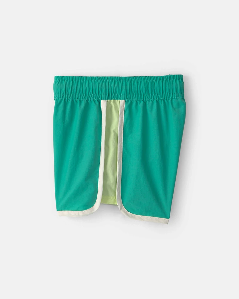 Toddler Active Shorts - Green