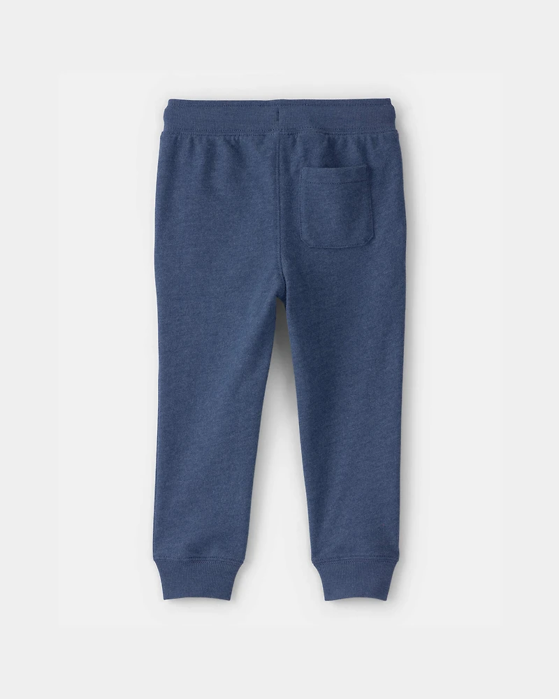 Toddler Boy French Terry Joggers - Blue