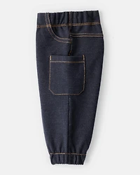 Baby Boy 2-Piece Skiing Print Long-Sleeve Bodysuit & Pant Set - Blue