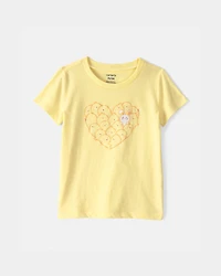 Toddler Girl Easter Chick Graphic Tee - Yellow
